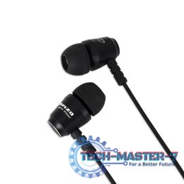 Słuchawki z mikrofonem Douszne ESPERANZA EH205K (1.2m /3.5 mm minijack wtyk/Czarny)