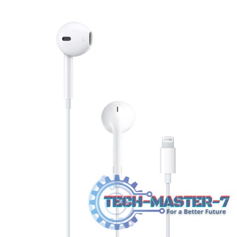 Słuchawki z mikrofonem Douszne Na przewodzie APPLE EarPods Biały (Lightning wtyk/Biały) Słuchawki z mikrofonem Douszne Na przewodzie APPLE EarPods Biały (Lightning wtyk/Biały)