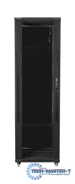 Szafa jednosekcyjna, zamykana na zamek Lanberg FF01-6642-12B (42U; 19''; 2050mm / 600mm / 600 mm; stojąca; Pełne, Szklane; 800 k Szafa jednosekcyjna, zamykana na zamek Lanberg FF01-6642-12B (42U; 19''; 2050mm / 600mm / 600 mm; stojąca; Pełne, Szklane; 800 k