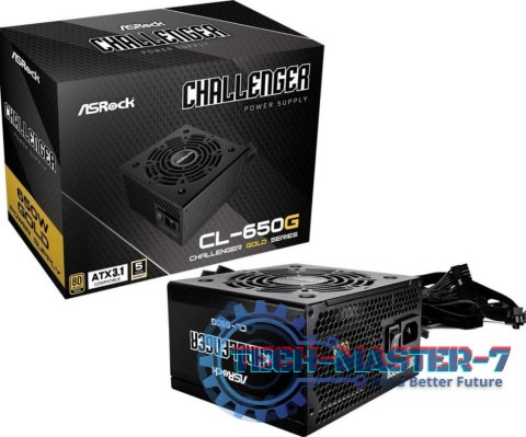 Zasilacz PC ASROCK 650W 90-UXC065-GNEAAA