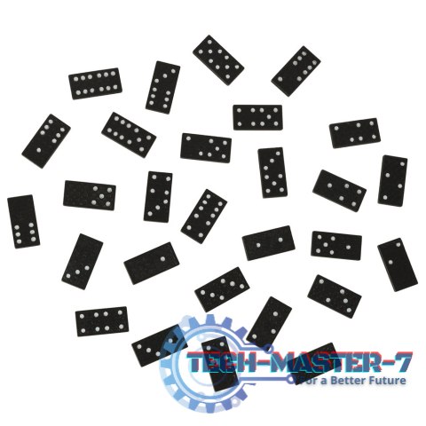 Domino drewniane klocki gra rodzinna + pudełko Domino drewniane klocki gra rodzinna + pudełko