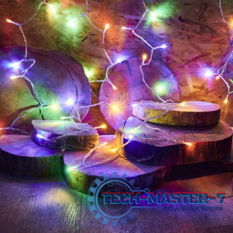 Lampki LED łańcuch lampki choinkowe świąteczne 10m 100LED pilot zasilacz Lampki LED łańcuch lampki choinkowe świąteczne 10m 100LED pilot zasilacz