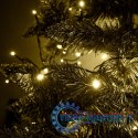 Lampki LED łańcuch świetlny świąteczne choinkowe 10m 100LED ciepły biały 8 trybów świecenia