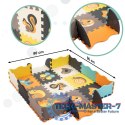 Mata edukacyjna piankowa puzzle zwierzątka kolorowa 114 x 114 cm 25 elementów