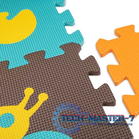 Mata edukacyjna piankowa puzzle zwierzątka kolorowa 85 x 85 cm 9 elementów Mata edukacyjna piankowa puzzle zwierzątka kolorowa 85 x 85 cm 9 elementów