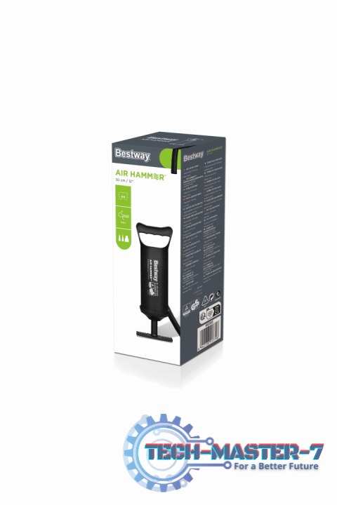 Pompka ręczna tłokowa do materaca pontonu piłki 30cm BESTWAY 62002 Pompka ręczna tłokowa do materaca pontonu piłki 30cm BESTWAY 62002