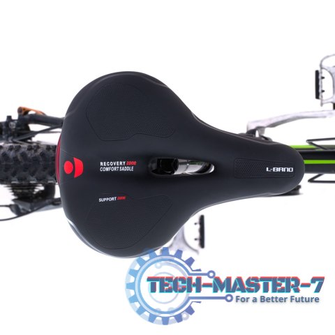 Siodełko rowerowe RALLEX sportowe wygodne pianka elastyczna lampka LED Siodełko rowerowe RALLEX sportowe wygodne pianka elastyczna lampka LED