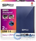 Dysk zewnętrzny HDD SILICON POWER Armor A80 (2TB /Niebieski )