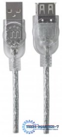 Kabel USB MANHATTAN Typ A (gniazdo) 1.8