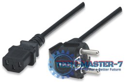 Kabel zasilający MANHATTAN C13 - C14 1.8m. 300148