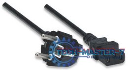 Kabel zasilający MANHATTAN C13 - C14 1.8m. 300148