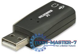 Karta dźwiękowa MANHATTAN Hi-Speed USB 3-D 150859