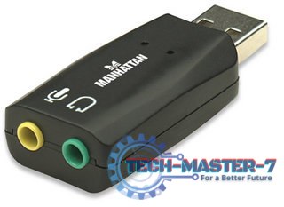 Karta dźwiękowa MANHATTAN Hi-Speed USB 3-D 150859 Karta dźwiękowa MANHATTAN Hi-Speed USB 3-D 150859
