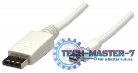 MANHATTAN Mini Display Port - Display Port 2 m 2m /s1x Mini DisplayPort (wtyk) 1x DisplayPort (wtyk)