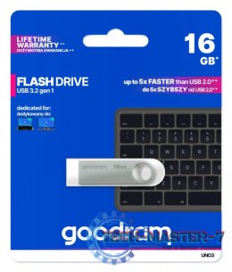 Pendrive GOODRAM UNO3 (16 GB /Srebrny )