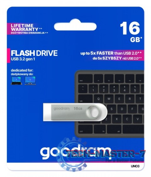 Pendrive GOODRAM UNO3 (16 GB /Srebrny ) Pendrive GOODRAM UNO3 (16 GB /Srebrny )