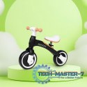 Rowerek biegowy z pedałami - treningowy kółka boczne 3w1 czarny ECOTOYS ECOTOYS