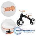 Rowerek biegowy z pedałami - treningowy kółka boczne 3w1 czarny ECOTOYS ECOTOYS