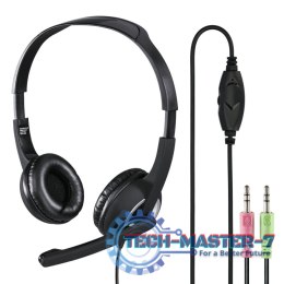 Słuchawki z mikrofonem HAMA HS-P150 Czarny