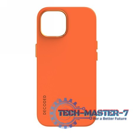 Decoded - silikonowa obudowa ochronna do iPhone 15 Plus kompatybilna z MagSafe (apricot)