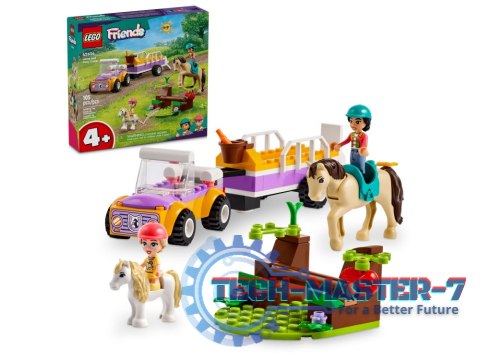 LEGO 42634 Friends - Przyczepka dla konia i kucyka
