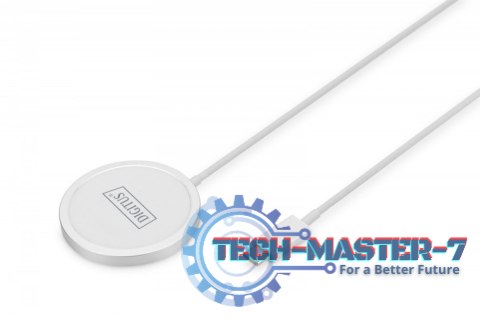 Ładowarka bezprzewodowa indukcyjna 15W MagSafe 1m USB-C Biała