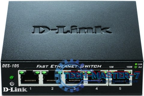 Przełącznik D-LINK DES-105/E (5x 10/100 ) Przełącznik D-LINK DES-105/E (5x 10/100 )