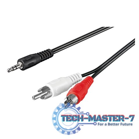 TECHLY ICOC 018-NC-30 3m /s1x Jack 3.5 mm 2x RCA