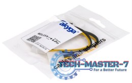 Kabel zasilający AKYGA 2x Molex - PCI-E 6-pin 0.15m. AK-CA-13