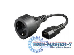 Kabel zasilający MANHATTAN IEC320 C14 0.23m. 353731