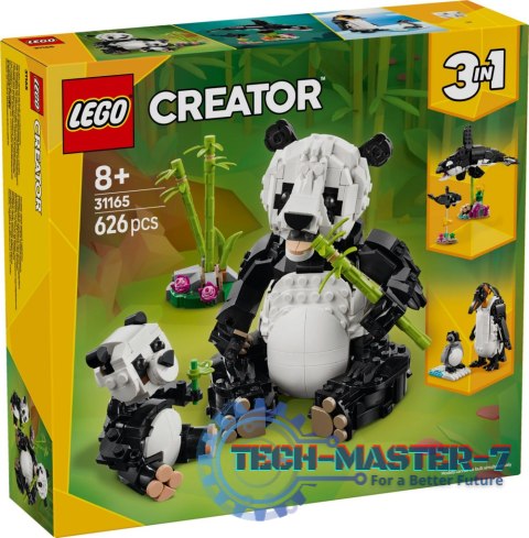 LEGO LEGO CREATOR Dzikie zwierzęta: rodzina pand 31165