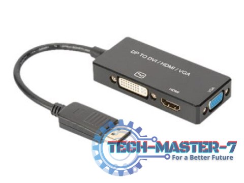 Adapter ASSMANN AK-340418-002-S DisplayPort - HDMI+DVI+VGA Adapter ASSMANN AK-340418-002-S DisplayPort - HDMI+DVI+VGA