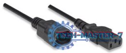 Kabel zasilający MANHATTAN C13 - C14 1.8m. 301152