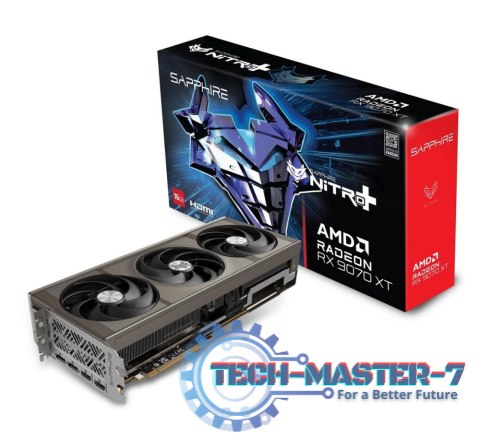 Karta graficzna SAPPHIRE NITRO+ RX 9070 XT GAMING OC 16GB GDDR6 (11348-01-20G)