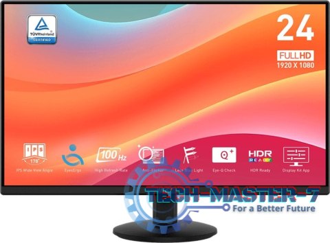 Monitor MSI PRO MP242L (23.8" /IPS /100Hz /1920 x 1080 /Czarny)