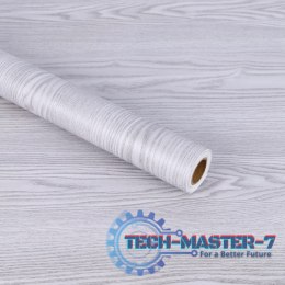 Folia rolka samoprzylepna okleina tapeta dąb srebrno-szary 1,22x50m