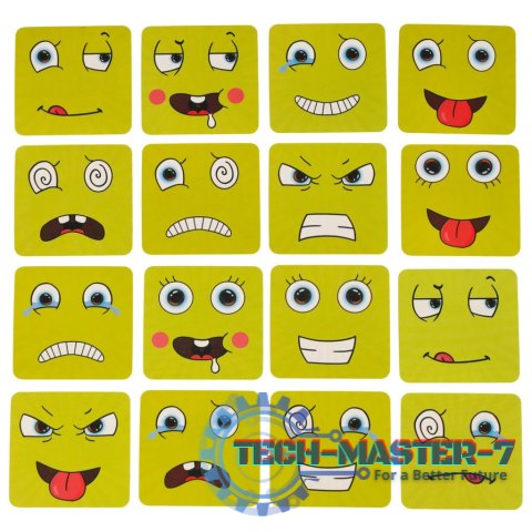 Gra edukacyjne wyzwania nauka emocji klocki drewniane Gra edukacyjne wyzwania nauka emocji klocki drewniane