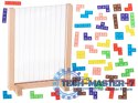 Gra logiczna układanka tetris stojący
