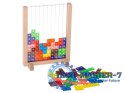 Gra logiczna układanka tetris stojący