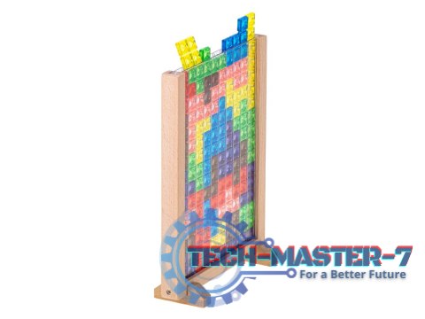 Gra logiczna układanka tetris stojący Gra logiczna układanka tetris stojący