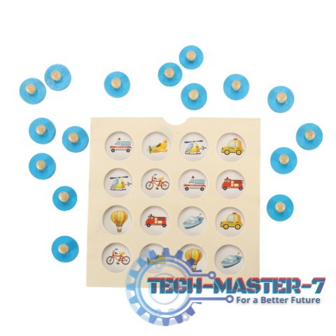 Gra planszowa memory montessori zestaw puzzle drewniane 4 karty Gra planszowa memory montessori zestaw puzzle drewniane 4 karty
