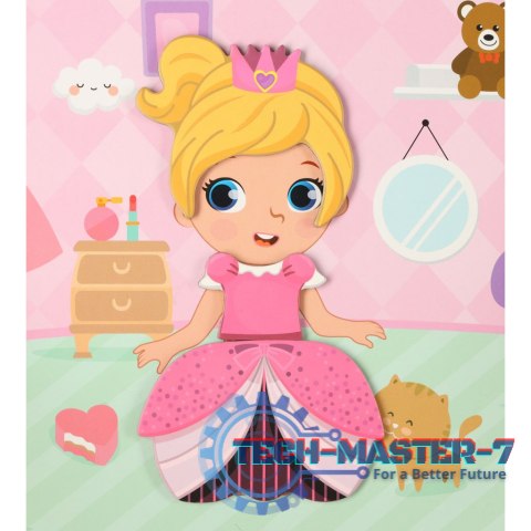 Książeczka magnetyczna układanka puzzle na magnes ubierz lalkę 51el. Książeczka magnetyczna układanka puzzle na magnes ubierz lalkę 51el.