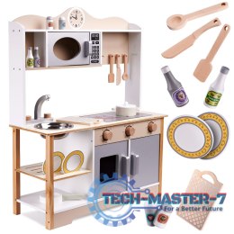 Kuchnia dla dzieci drewniana MDF LULILO KUKETO akcesoria 85cm
