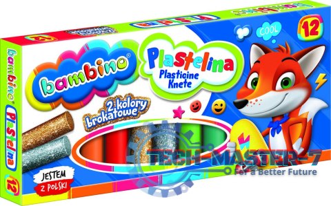 Plastelina Bambino 12 kolorów Plastelina Bambino 12 kolorów