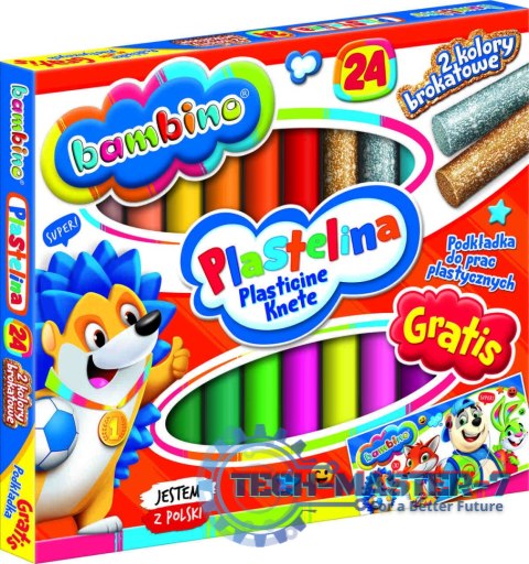 Plastelina Bambino 24 kolory Plastelina Bambino 24 kolory