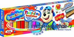 Plastelina kwadratowa Bambino 18 kolorów