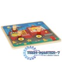 Puzzle drewniane sorter układanka straż pożarna