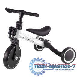 Rowerek Trike Fix Mini biegowy trójkołowy 3w1 z pedałami biały
