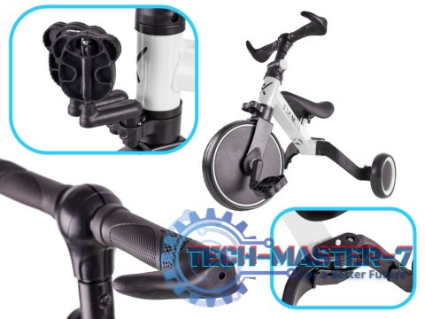 Rowerek Trike Fix Mini biegowy trójkołowy 3w1 z pedałami biały Rowerek Trike Fix Mini biegowy trójkołowy 3w1 z pedałami biały