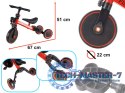 Rowerek Trike Fix Mini biegowy trójkołowy 3w1 z pedałami czerwony